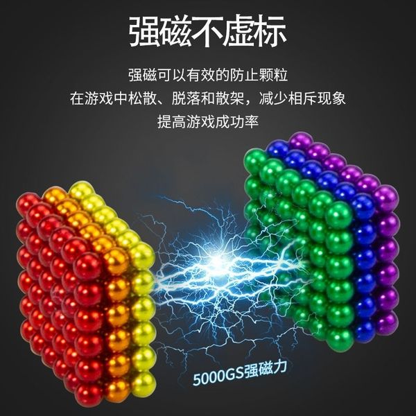 buck color 216 512 3mm / 5mm magnet decompression puzzle toy building block magnetic ball rubik's cube
buck color 216 512 3mm / 5mm magnet decompression puzzle toy building block magnetic ball rubik's cube