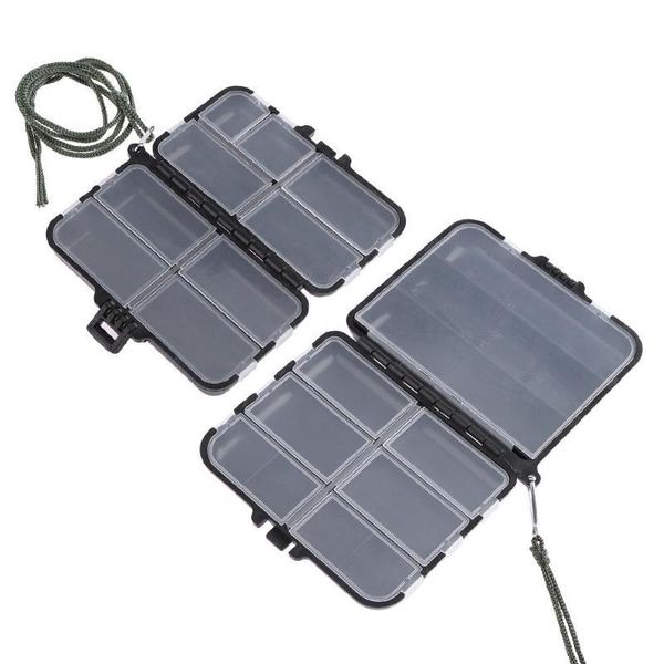 fishing accessories portable double sided abs lure bait storage box tackle w/ string
fishing accessories portable double sided abs lure bait storage box tackle w/ string
