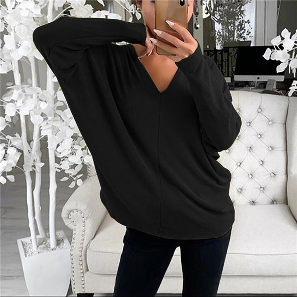 2021 fashion women`s off shoulder long sleeve t shirt casual ladies loose solid daily wear t-shirt, White
2021 fashion women`s off shoulder long sleeve t shirt casual ladies loose solid daily wear t-shirt, White