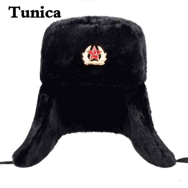 winter men hat fur warm windproof cap lei feng bomber faux ear flap s black ski trooper trapper cold anti snow hats, Black;white
winter men hat fur warm windproof cap lei feng bomber faux ear flap s black ski trooper trapper cold anti snow hats, Black;white