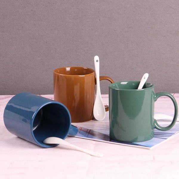 cups & saucers 1pcs creative ceramic mug with spoons wine beer espresso coffee milk tea home office drinkware products solid color
cups & saucers 1pcs creative ceramic mug with spoons wine beer espresso coffee milk tea home office drinkware products solid color