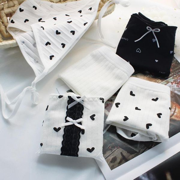 women's panties 2021 cotton underwear lovely girl bow fashion comfortable briefs low waist seamless underpants female lingerie, Black;pink
women's panties 2021 cotton underwear lovely girl bow fashion comfortable briefs low waist seamless underpants female lingerie, Black;pink