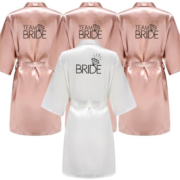 women's sleepwear wedding party team bride robe with black letters kimono satin pajamas bridesmaid rose gold pink bathrobe, Black;red
women's sleepwear wedding party team bride robe with black letters kimono satin pajamas bridesmaid rose gold pink bathrobe, Black;red