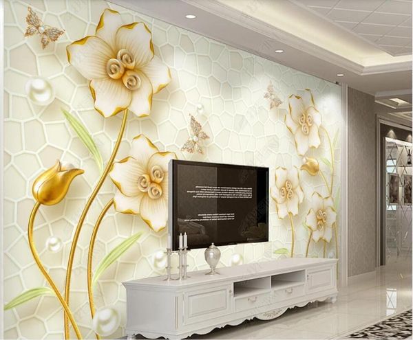 wallpapers custom mural 3d po wallpaper relief jewelry lily flower home decor living room wall murals for walls 3 d 
wallpapers custom mural 3d po wallpaper relief jewelry lily flower home decor living room wall murals for walls 3 d