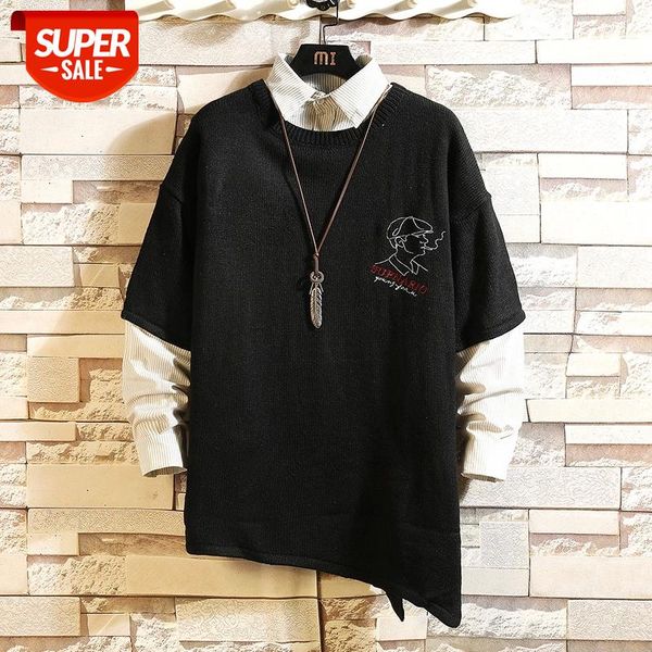 2021 new sweaters men's black white long sleeves autumn winter pullover knitted o-neck plus oversize 5xl #mf5z, White;black
2021 new sweaters men's black white long sleeves autumn winter pullover knitted o-neck plus oversize 5xl #mf5z, White;black