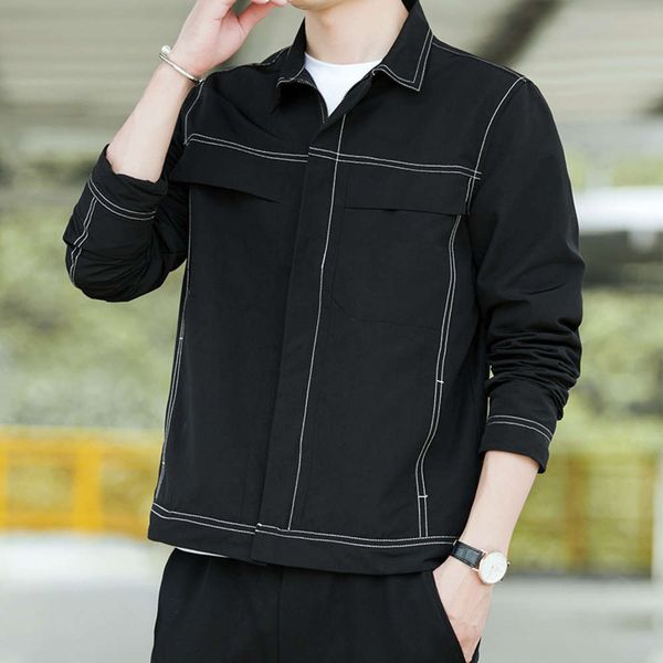 new fashion in 2020 men's spring work jacket casual mature and stable autumn coatwinter, Black;brown
new fashion in 2020 men's spring work jacket casual mature and stable autumn coatwinter, Black;brown