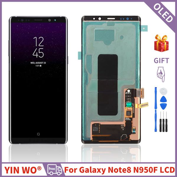 n950 100% tested oled panels for samsung galaxy note8 lcd display touch screen note 8 sm-n950f n950u n9500 digitizer assembly replacement wh
n950 100% tested oled panels for samsung galaxy note8 lcd display touch screen note 8 sm-n950f n950u n9500 digitizer assembly replacement wh