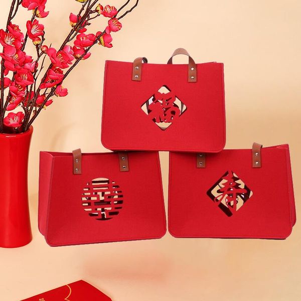 fashion wedding gift bag handheld blessing longevity word felt business holiday gift packing bag handbag storage
fashion wedding gift bag handheld blessing longevity word felt business holiday gift packing bag handbag storage