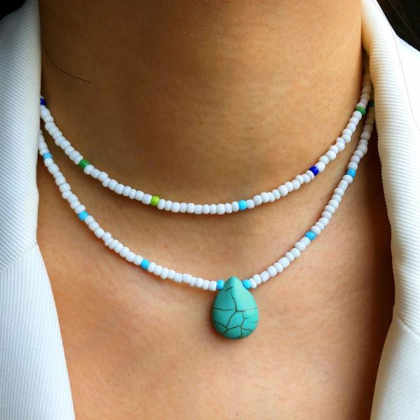 chokers bohemia water clavicle chain niche feeling stack dai feng rice bead necklaces for women fashion jewelry m3178, Golden;silver
chokers bohemia water clavicle chain niche feeling stack dai feng rice bead necklaces for women fashion jewelry m3178, Golden;silver