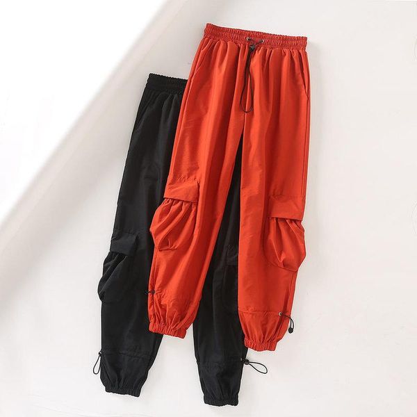 women's pants & capris ms bn756-50 european and american wind 19 high elastic waist leg tooling big sports pocket, Black;white
women's pants & capris ms bn756-50 european and american wind 19 high elastic waist leg tooling big sports pocket, Black;white