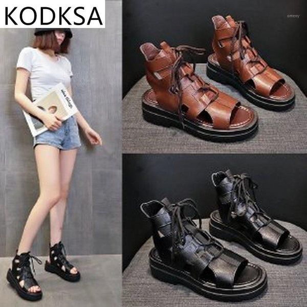 summer korean style fish mouth thick-soled lace high-sandals women soft leather hollow roman beach shoes large size boots1, Black
summer korean style fish mouth thick-soled lace high-sandals women soft leather hollow roman beach shoes large size boots1, Black