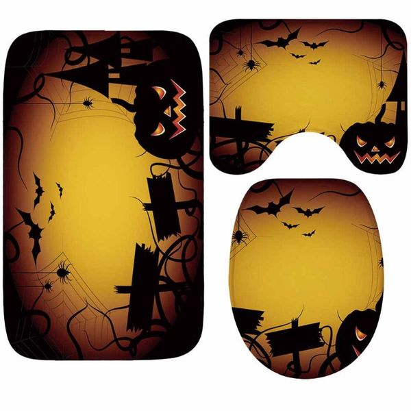 Europe Printed 3pcs Non-slip Mats for Toilet Bathroom Floor Mats Printed Flannel Halloween Rugs Bathroom Absorbent Bath Carpet
Europe Printed 3pcs Non-slip Mats for Toilet Bathroom Floor Mats Printed Flannel Halloween Rugs Bathroom Absorbent Bath Carpet