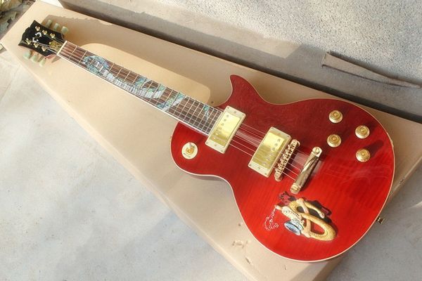 electric guitar snake fingerboard snake carving gold accessories tiger red
electric guitar snake fingerboard snake carving gold accessories tiger red