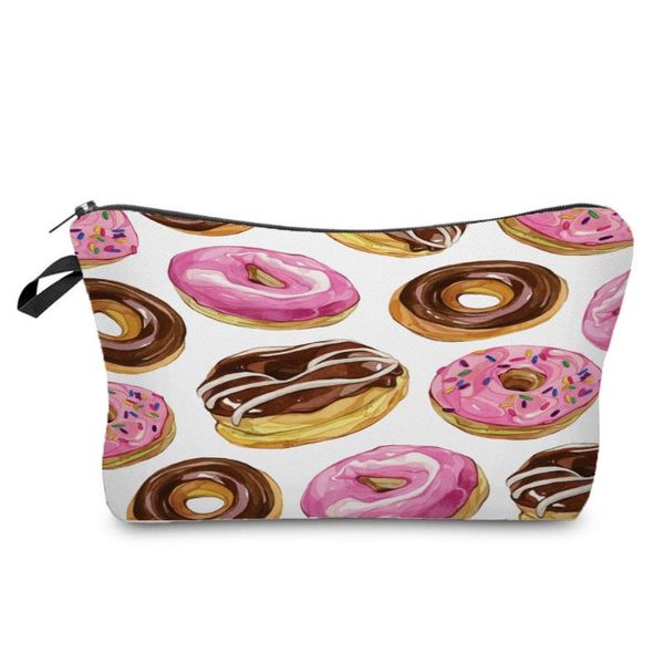 cosmetic bags & cases fashion women's makeup bag pretty printed donuts cosmetics organizer multi-function storage for women mini gift 
cosmetic bags & cases fashion women's makeup bag pretty printed donuts cosmetics organizer multi-function storage for women mini gift