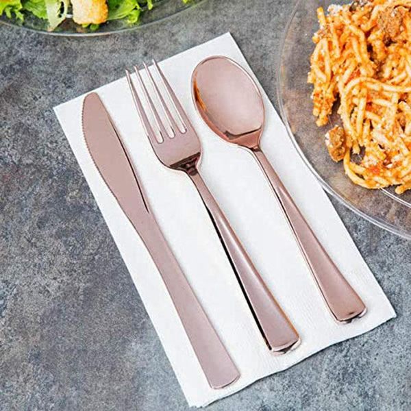 disposable dinnerware plastic cutlery flatware 200 piece silverware set rose gold 100x forks 50x spoons
disposable dinnerware plastic cutlery flatware 200 piece silverware set rose gold 100x forks 50x spoons