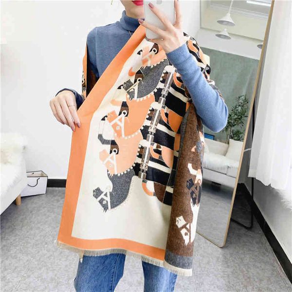 70% off design scarf scarf female 2021 winter new bib carriage vacation travel office dual-purpose shawl over, Blue;gray
70% off design scarf scarf female 2021 winter new bib carriage vacation travel office dual-purpose shawl over, Blue;gray