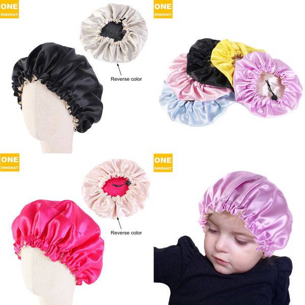 cute children hat hats beanies nightcap adjustable buckle double layer satin candy color hair protection caps baby h24qz2t, Yellow
cute children hat hats beanies nightcap adjustable buckle double layer satin candy color hair protection caps baby h24qz2t, Yellow