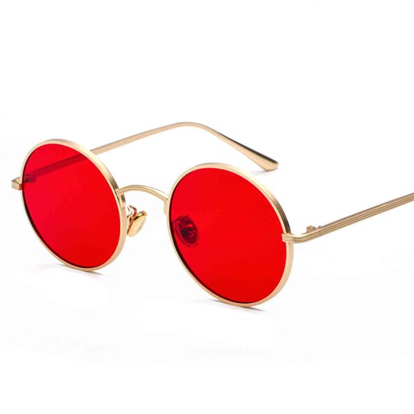 new gold round metal frame sunglass men retro summer style women red lens sun glass yellow pink blackipi3, White;black
new gold round metal frame sunglass men retro summer style women red lens sun glass yellow pink blackipi3, White;black