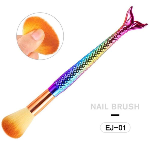 nail brushes 2021 mermaid rainbow handle soft fluffy art powder remover clean brush pen glitter manicure dust makeup tools y8r5, Yellow
nail brushes 2021 mermaid rainbow handle soft fluffy art powder remover clean brush pen glitter manicure dust makeup tools y8r5, Yellow