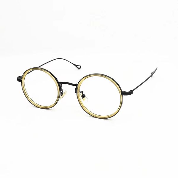 james tart 312 optical eyeglasses for retro style anti-blue light lens plate round full frame with box, White;black
james tart 312 optical eyeglasses for retro style anti-blue light lens plate round full frame with box, White;black