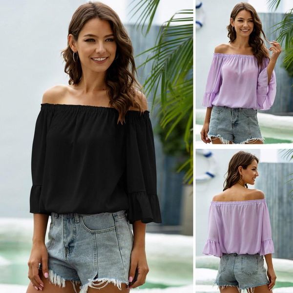 women's blouses & shirts 2021 summer ladies twill collar ruffled long sleeve office one shoulder solid color loose chiffon shirt sp, White
women's blouses & shirts 2021 summer ladies twill collar ruffled long sleeve office one shoulder solid color loose chiffon shirt sp, White