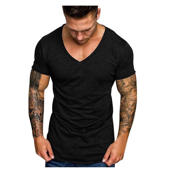 men's t-shirts men v-neck t-shirt basic black tee fitness bodybuilding high street summer short-sleeved casual cotton 2021, White;black
men's t-shirts men v-neck t-shirt basic black tee fitness bodybuilding high street summer short-sleeved casual cotton 2021, White;black