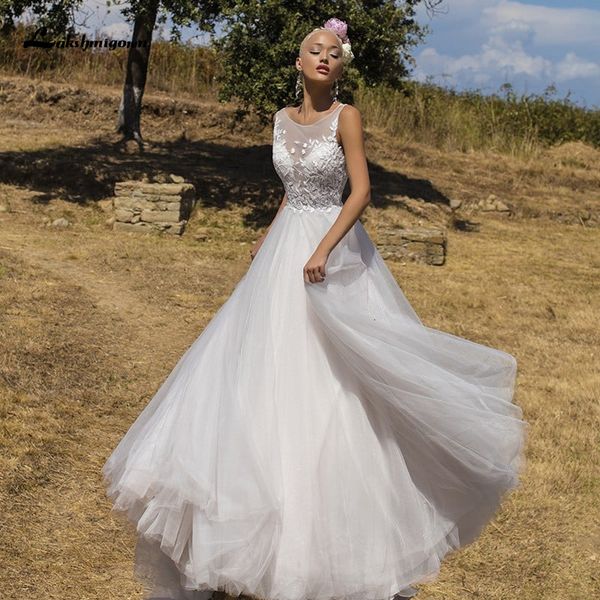 2021 new backless tulle a line wedding es scoop neck lace appliques sleeveless bridal gowns vestido de novia julb, White
2021 new backless tulle a line wedding es scoop neck lace appliques sleeveless bridal gowns vestido de novia julb, White