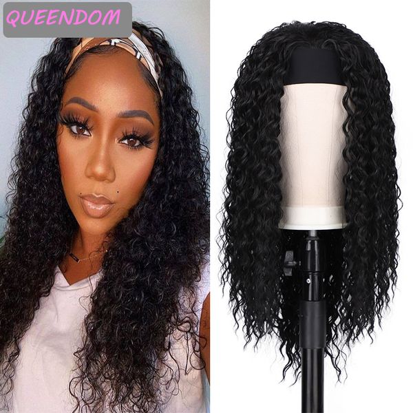 long kinky curly headband wig natural black deep water head wrap wigs synthetic hair wig heat resistant cosplay wigs with scarf
long kinky curly headband wig natural black deep water head wrap wigs synthetic hair wig heat resistant cosplay wigs with scarf