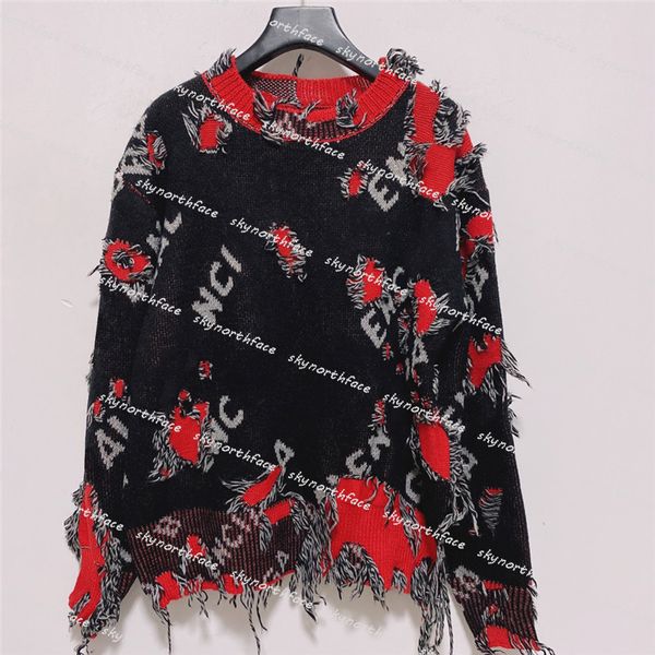 winter designer sweaters for women mens designers sweater fashion hip hop streetwear distressed woman wool blend knitted hoodies sweatshirts, White;black
winter designer sweaters for women mens designers sweater fashion hip hop streetwear distressed woman wool blend knitted hoodies sweatshirts, White;black