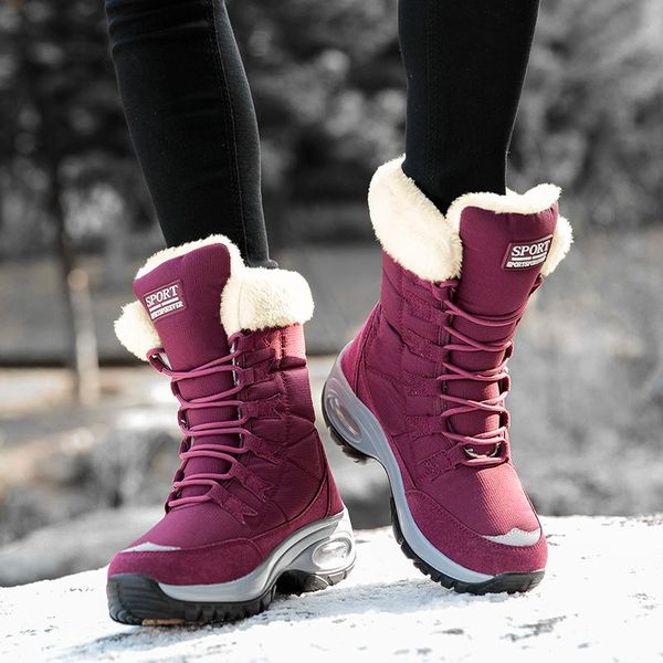 boots winter women platform shoes keep warm mid-calf snow ladies lace-up comfortable quality waterproof chaussures femme, Black
boots winter women platform shoes keep warm mid-calf snow ladies lace-up comfortable quality waterproof chaussures femme, Black
