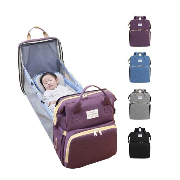 extend convertible baby diaper bag bed backpack multifunctional foldable baby travel storage bag stylish waterproof drop ship 210922
extend convertible baby diaper bag bed backpack multifunctional foldable baby travel storage bag stylish waterproof drop ship 210922