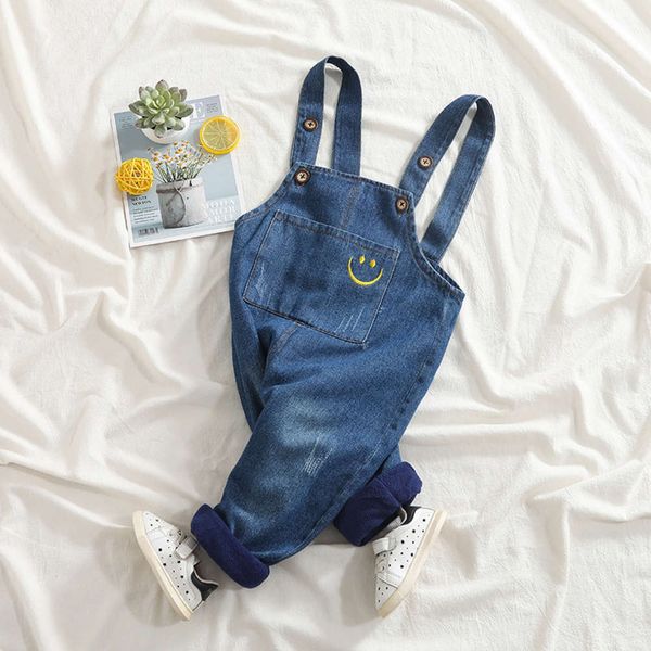 selling denim suspenders cashmere 2020 winter children's pants with open crotch, Blue
selling denim suspenders cashmere 2020 winter children's pants with open crotch, Blue