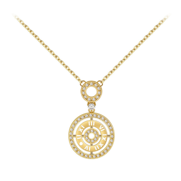 pendant necklaces small and exquisite super shiny crystal roman numerals round for women stainless steel necklace woman jewelry, Silver
pendant necklaces small and exquisite super shiny crystal roman numerals round for women stainless steel necklace woman jewelry, Silver