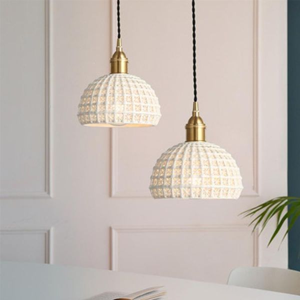 pendant lamps nordic style retro restaurant corridor stair art openwork ceramic chandelier
pendant lamps nordic style retro restaurant corridor stair art openwork ceramic chandelier