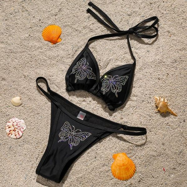 2021 women halter 2pcs bikini set triangle bra thong bottom swimsuit solid color butterfly rhinestone brazilian bathing suit
2021 women halter 2pcs bikini set triangle bra thong bottom swimsuit solid color butterfly rhinestone brazilian bathing suit