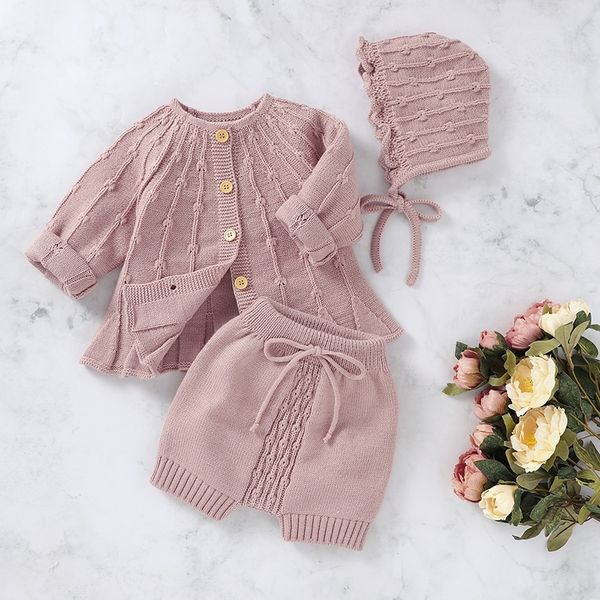 emmababy baby girls boys set knitted long sleeve cardigan hat pp pants hats newborn infant girl boy clothing 3-24m 210309, White
emmababy baby girls boys set knitted long sleeve cardigan hat pp pants hats newborn infant girl boy clothing 3-24m 210309, White