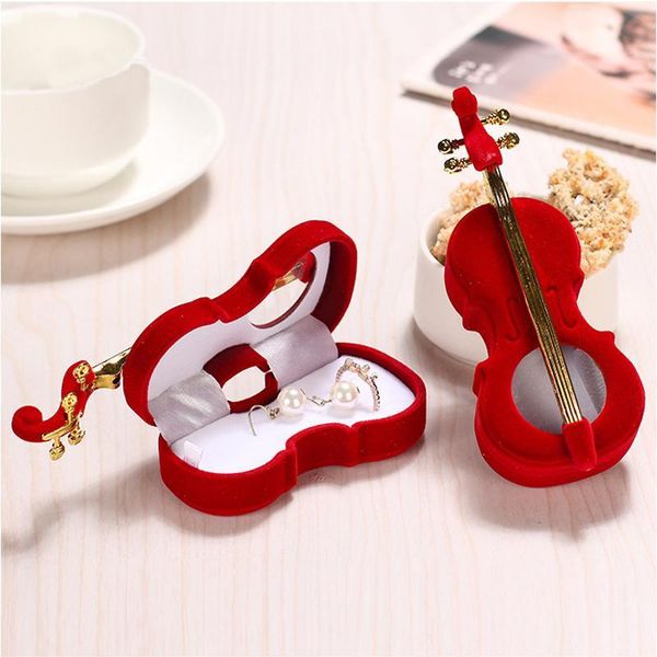 storage boxes & bins violin velvet novelty ring box earrings pendant small necklace jewelry wedding engagement accessories package
storage boxes & bins violin velvet novelty ring box earrings pendant small necklace jewelry wedding engagement accessories package