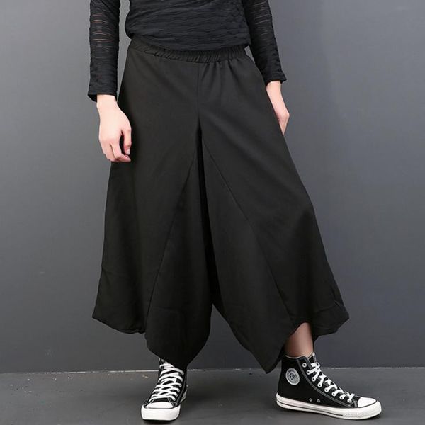 men's pants 2021 clothing fashion gd dj hair stylist casual low crotch wide leg plus size singer costumes, Black
men's pants 2021 clothing fashion gd dj hair stylist casual low crotch wide leg plus size singer costumes, Black