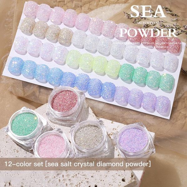 nail glitter aurora sea salt crystal diamond powder art super flash accessories neon nails decorations 12-color tslm1, Silver;gold
nail glitter aurora sea salt crystal diamond powder art super flash accessories neon nails decorations 12-color tslm1, Silver;gold