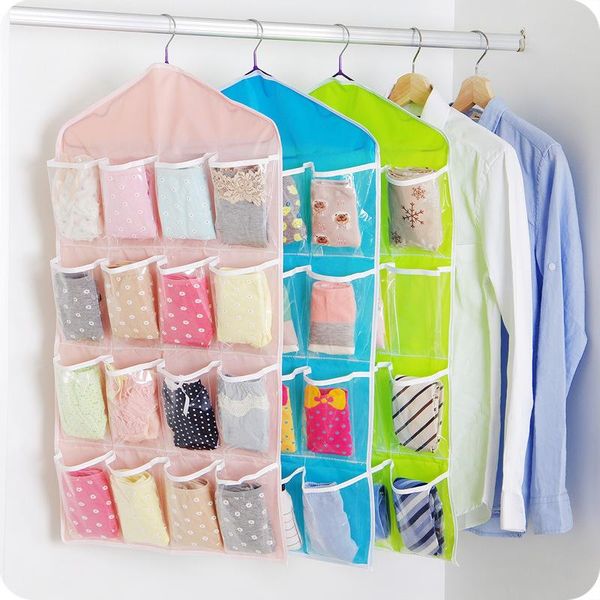 storage bags 16 grid wardrobe panties socks classification bag hanging wall door rear finishing
storage bags 16 grid wardrobe panties socks classification bag hanging wall door rear finishing