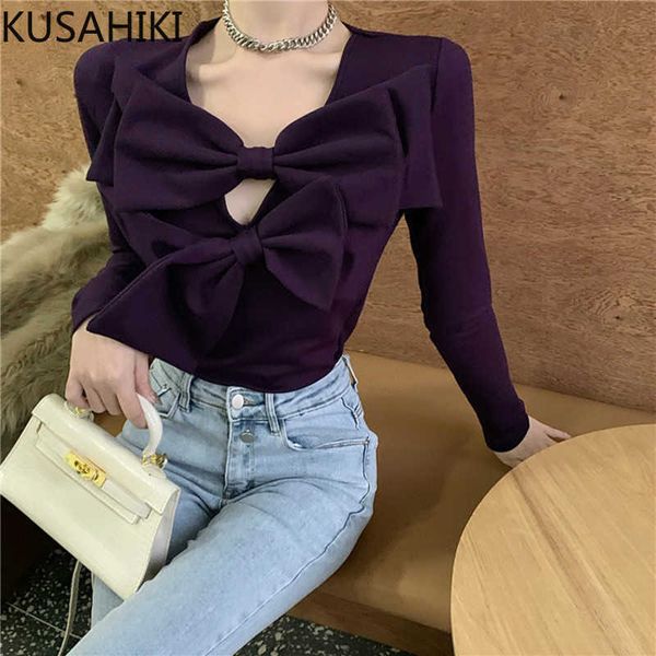 kusahiki korean bowknot hollow-out pullover korean solid long sleeve v-neck women basic spring sweater 6e246 210602, White;black
kusahiki korean bowknot hollow-out pullover korean solid long sleeve v-neck women basic spring sweater 6e246 210602, White;black