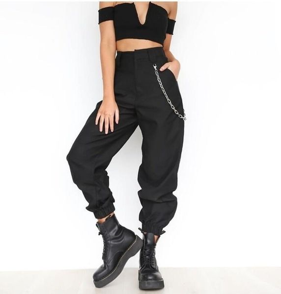 women's pants & capris zogaa women cargo ladies casual wide leg high waist solid color army female chain streetwear 2021, Black;white
women's pants & capris zogaa women cargo ladies casual wide leg high waist solid color army female chain streetwear 2021, Black;white