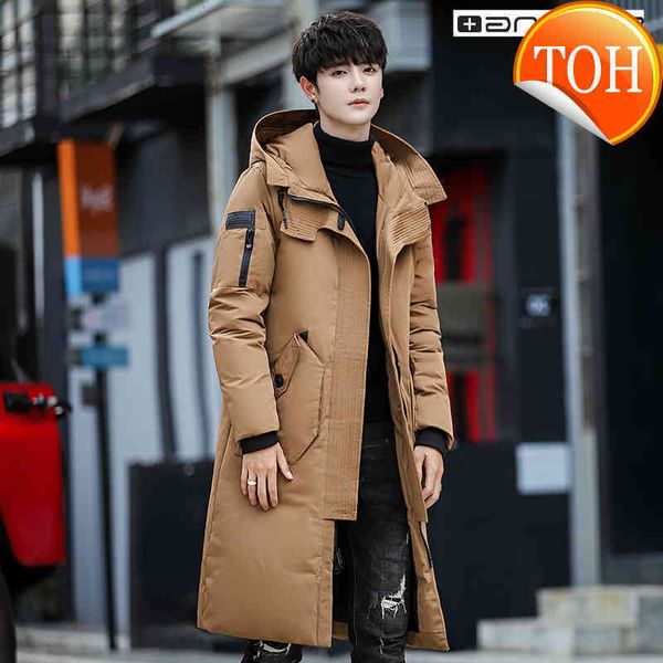-30 degree new down coats male korean long parkas jacket men's mid-length tooling outdoor men thick warm fashion top, Black
-30 degree new down coats male korean long parkas jacket men's mid-length tooling outdoor men thick warm fashion top, Black