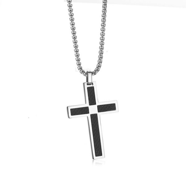 fashion design necklace pendant luxury jewelry carbon fiber trend stainless steel, Silver
fashion design necklace pendant luxury jewelry carbon fiber trend stainless steel, Silver