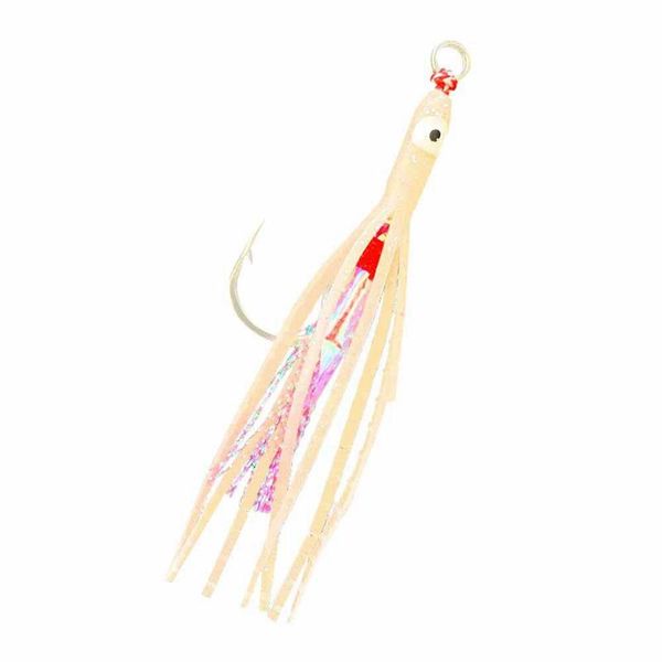fishing hooks 1 pc assist with glow fish skin double-circle hairtail shiny silk jigging tied up stainless steel fishhook
fishing hooks 1 pc assist with glow fish skin double-circle hairtail shiny silk jigging tied up stainless steel fishhook