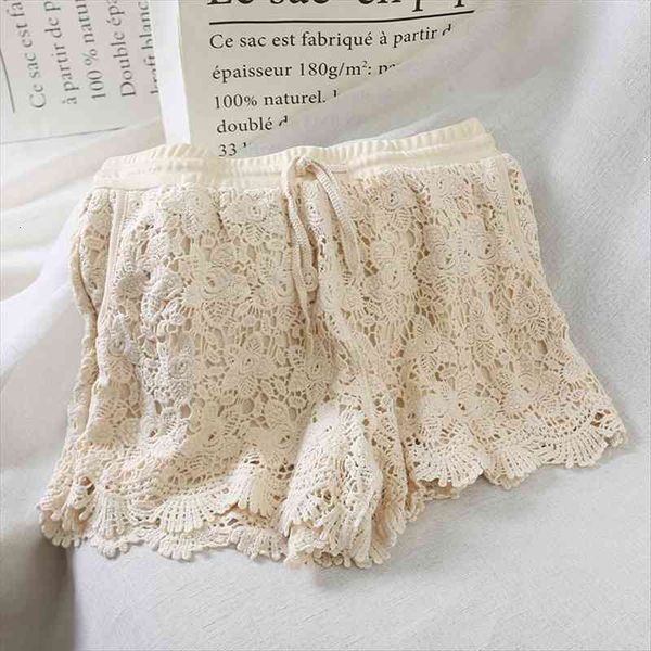 summer beach womens lace shorts lady holiday sea side shorts, White;black 
summer beach womens lace shorts lady holiday sea side shorts, White;black