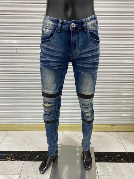 fashion jeans man jean denim ripped long straight zipper fly motorcycle rock revival joggers true religions large size 5xl 40, Blue
fashion jeans man jean denim ripped long straight zipper fly motorcycle rock revival joggers true religions large size 5xl 40, Blue