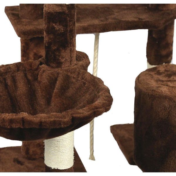 new cat tree 80" condo furniture scratching jllyem soif