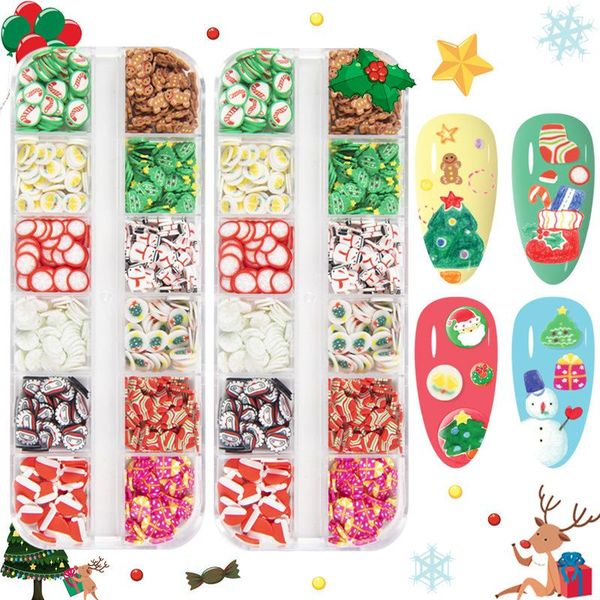 nail art decorations christmas slice sequins 3d santa snowflake candy clay confetti for acrylic nails diy party supplies, Silver;gold
nail art decorations christmas slice sequins 3d santa snowflake candy clay confetti for acrylic nails diy party supplies, Silver;gold