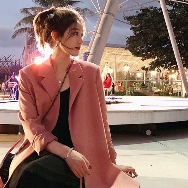 women's suits & blazers fashion slim women autumn suit jacket female work office lady black with pockets business notched blazer coat s, White;black
women's suits & blazers fashion slim women autumn suit jacket female work office lady black with pockets business notched blazer coat s, White;black